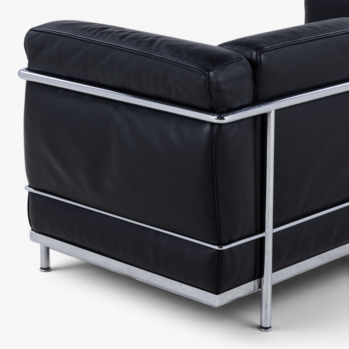 LC 2 - 2 pers. sofa i sort læder
