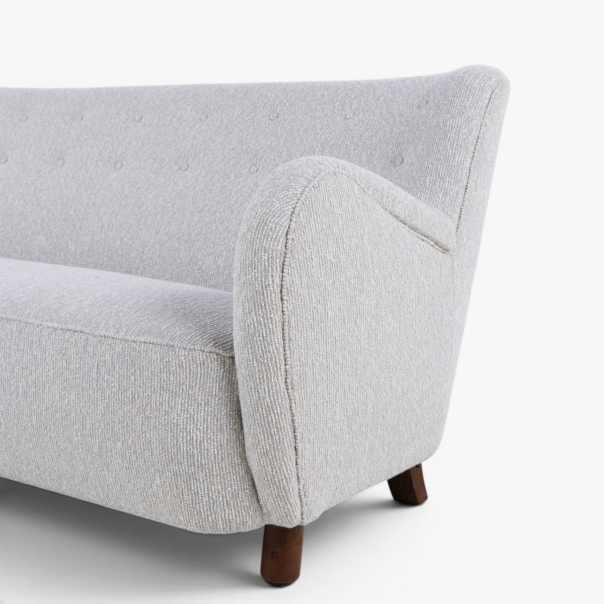 3 seater sofa in new textile by Danish Cabinetmaker