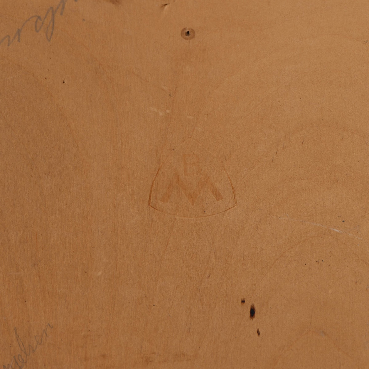 Armchair in walnut
