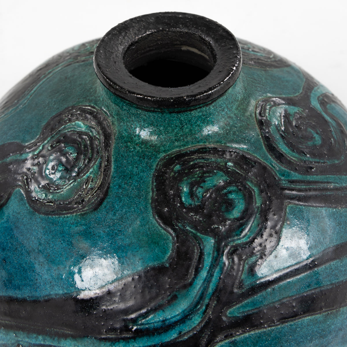 Large stoneware vase