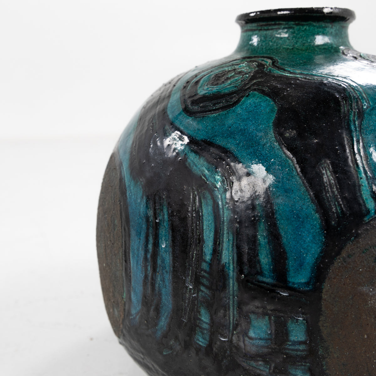 Large stoneware vase