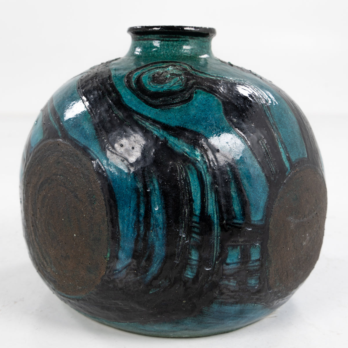 Large stoneware vase