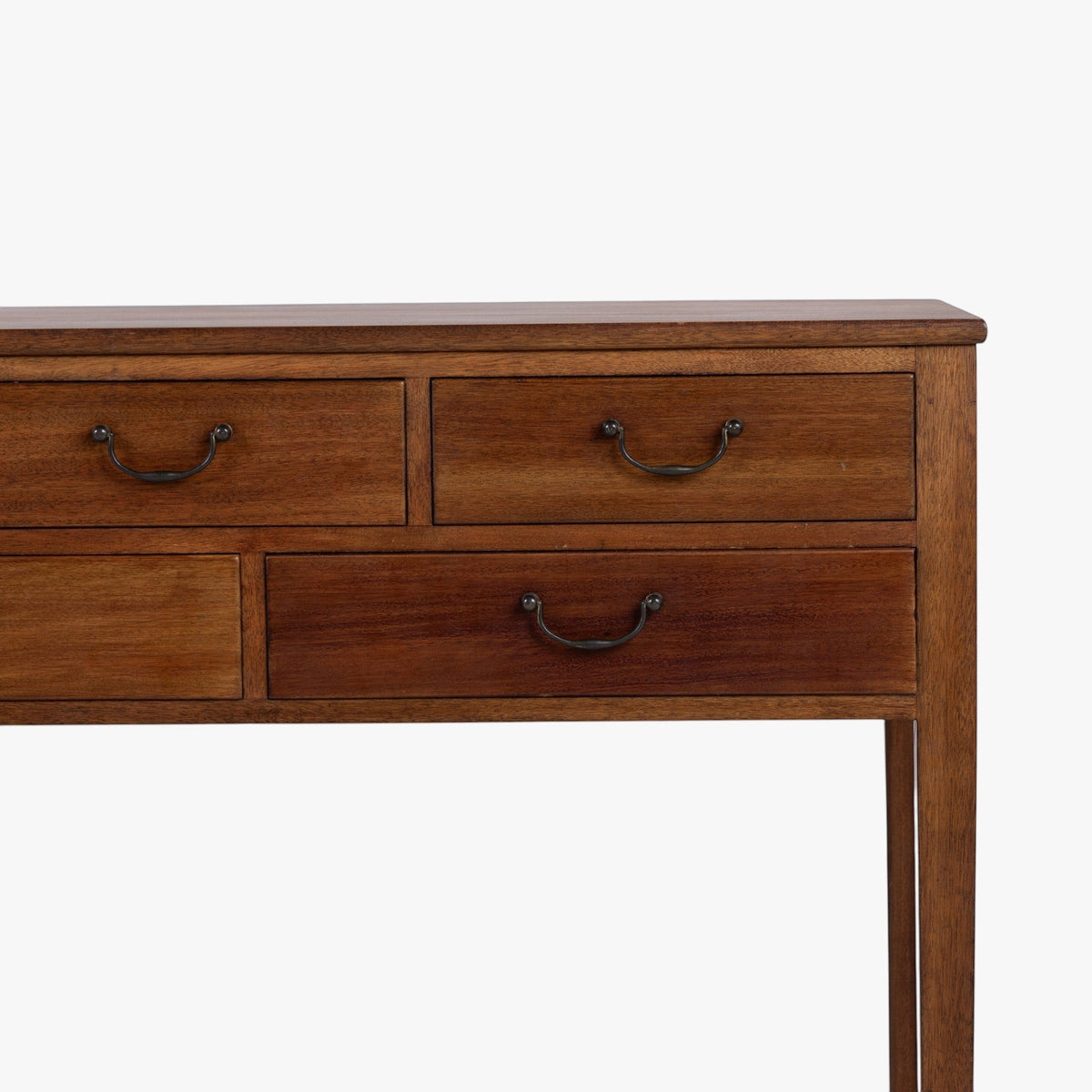 Console table in mahogany