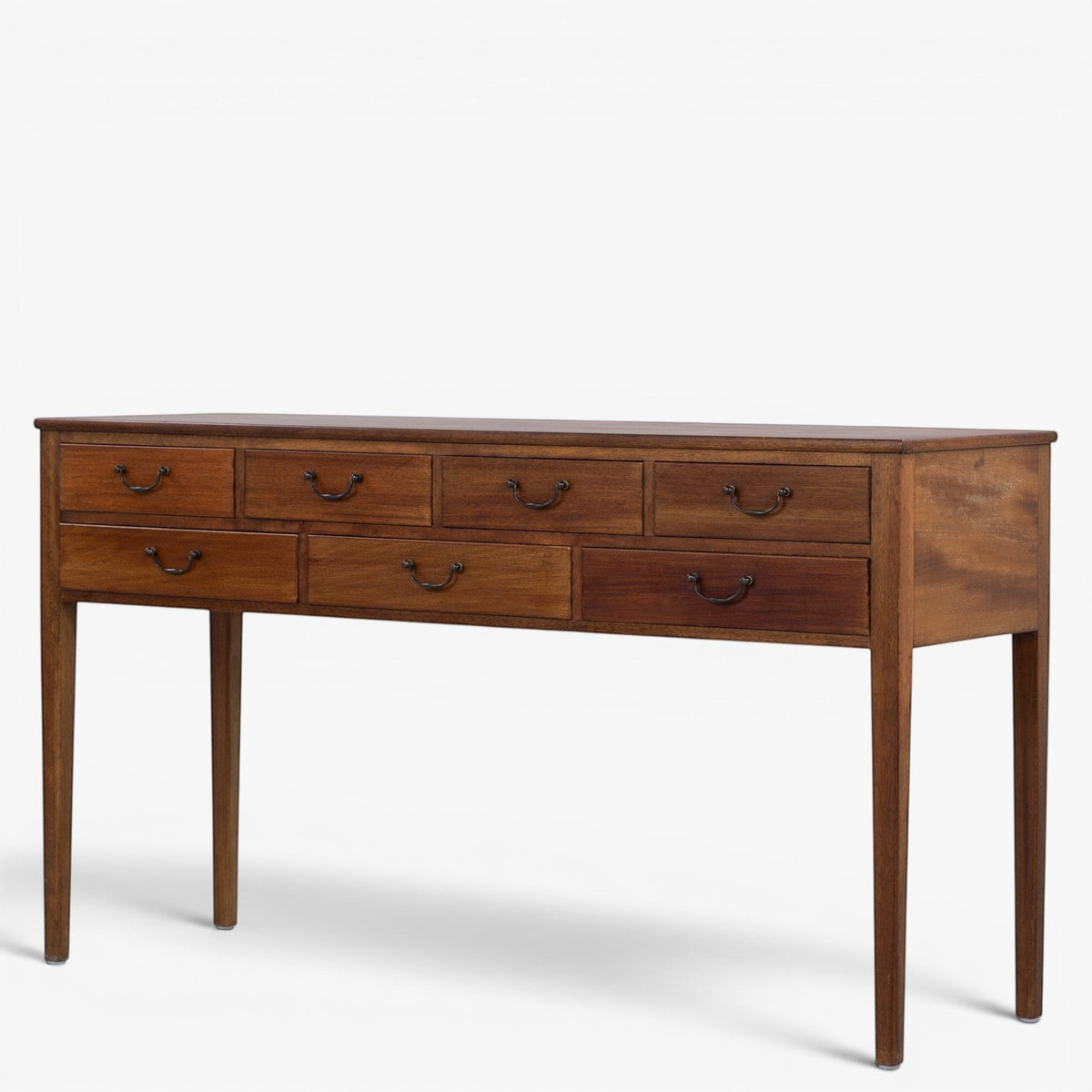 Console table in mahogany