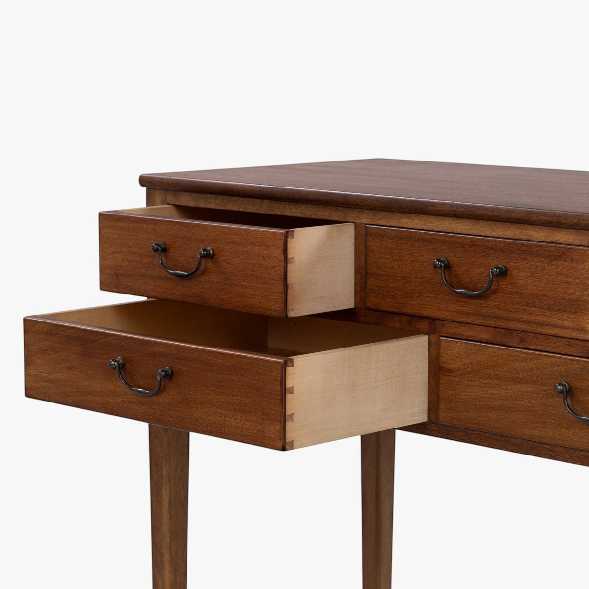 Console table in mahogany