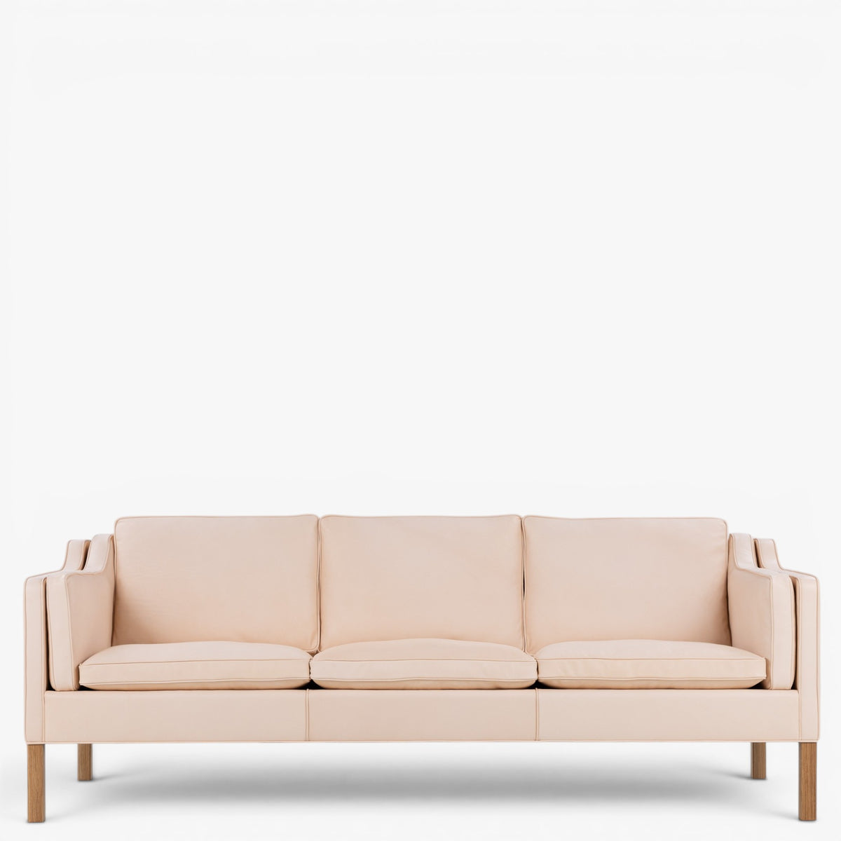 BM 2213 - 3 seater sofa in natural leather