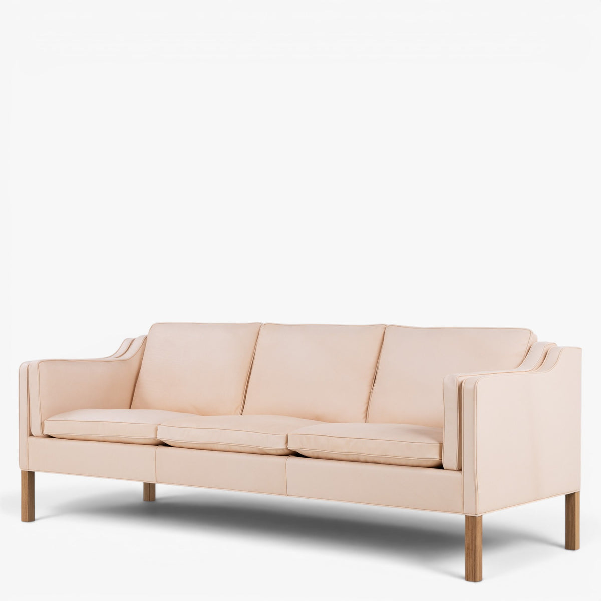BM 2213 - 3 seater sofa in natural leather