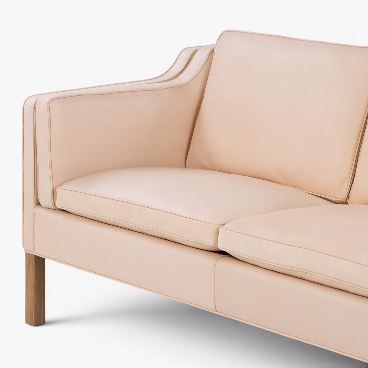 BM 2213 - 3 seater sofa in natural leather