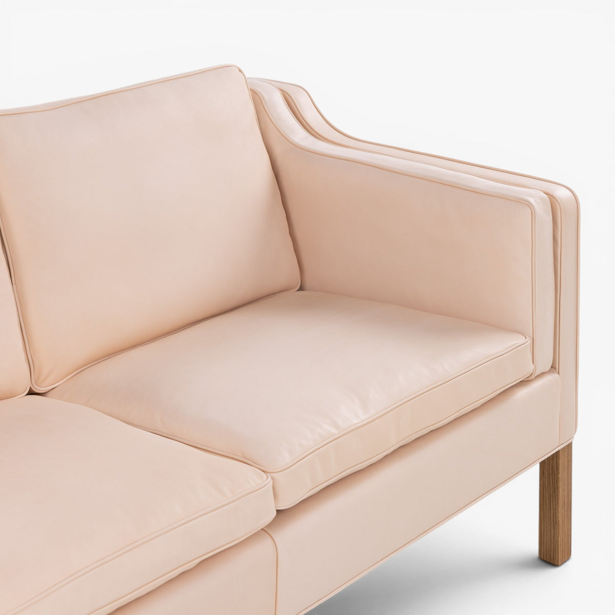 BM 2213 - 3 seater sofa in natural leather