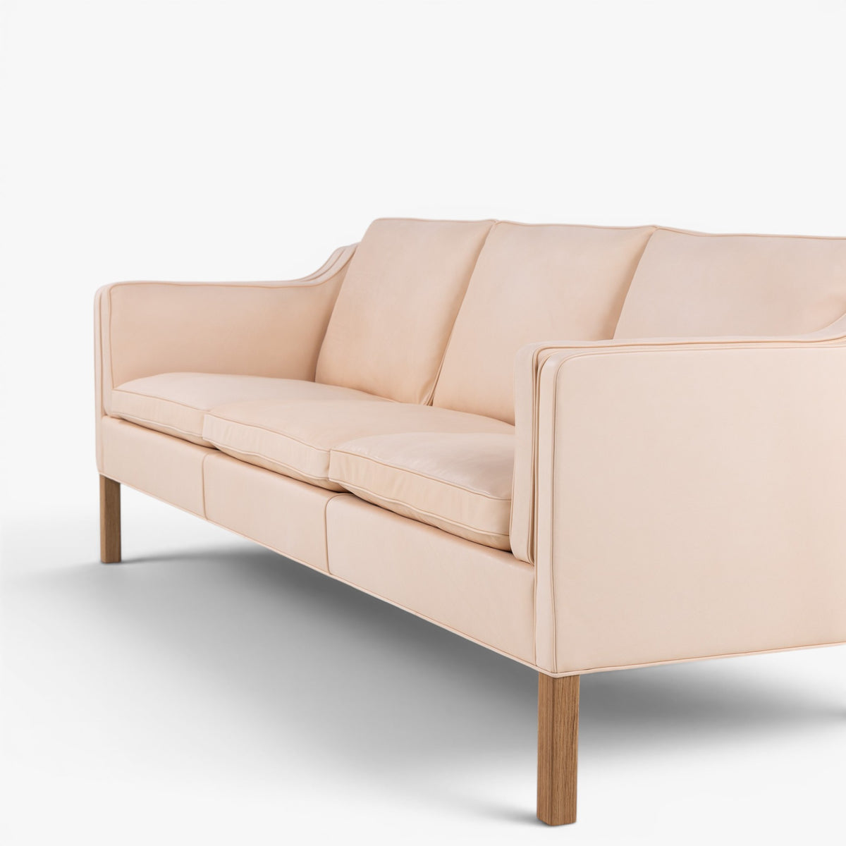 BM 2213 - 3 seater sofa in natural leather