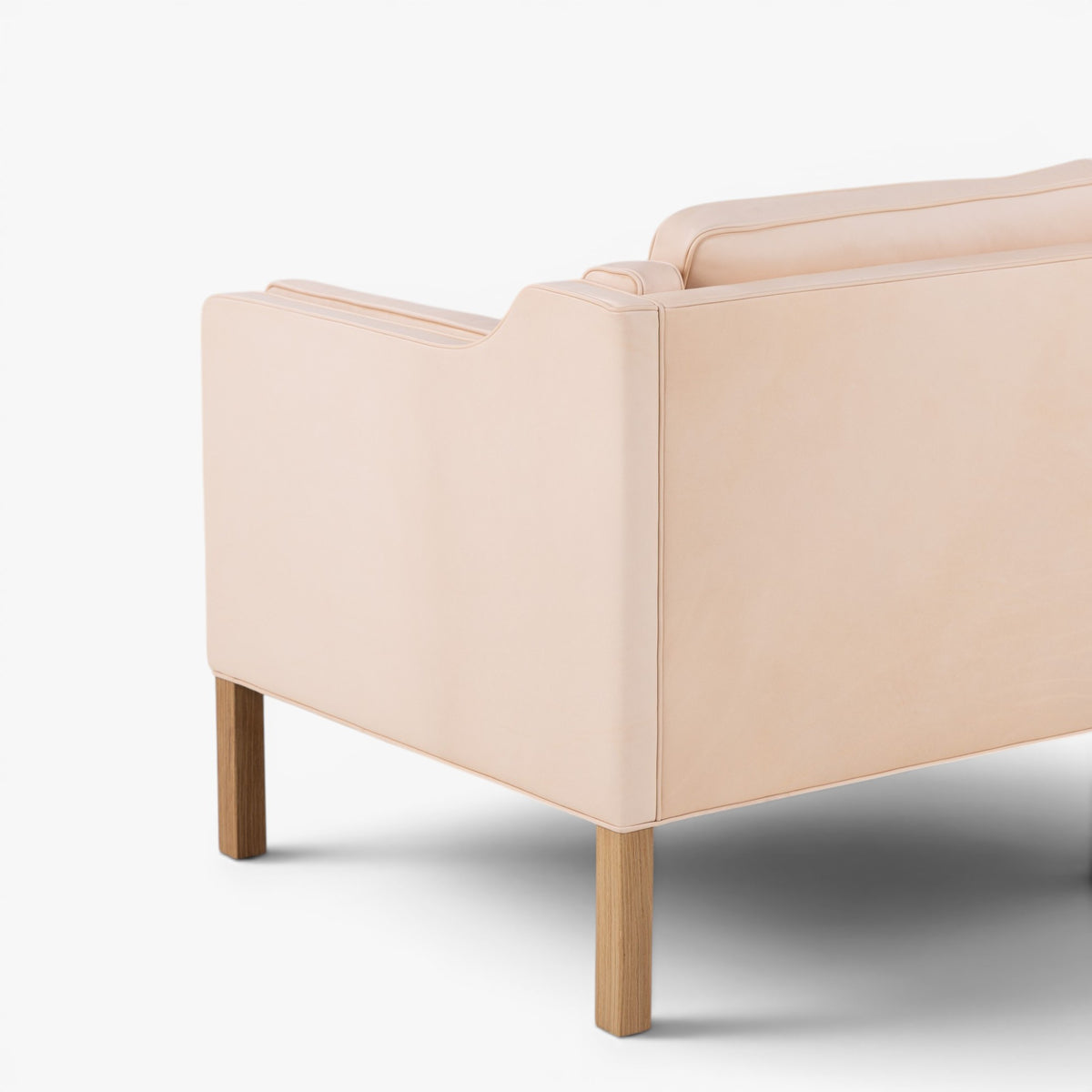 BM 2213 - 3 seater sofa in natural leather