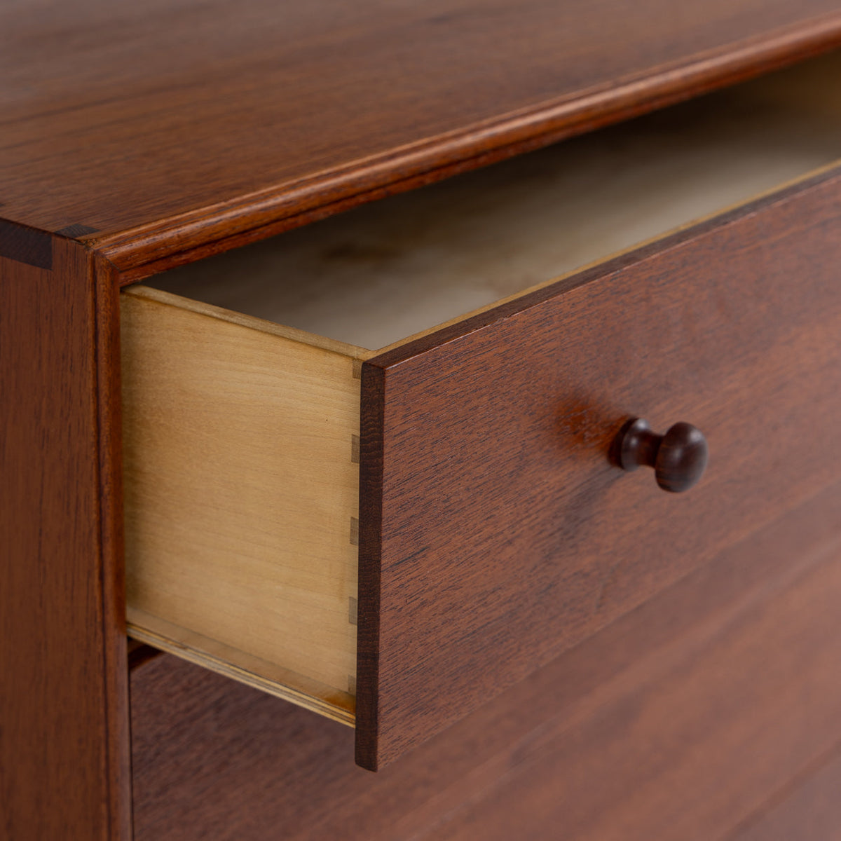 Rare drawing cabinet in teak