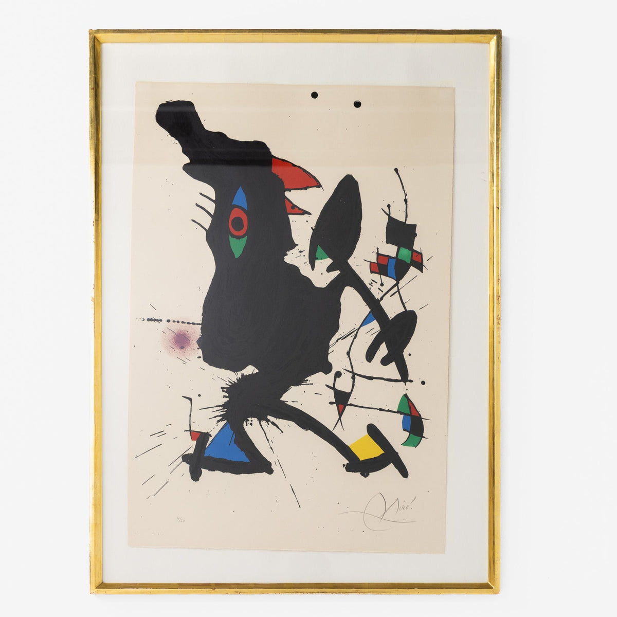 Lithograph in frame