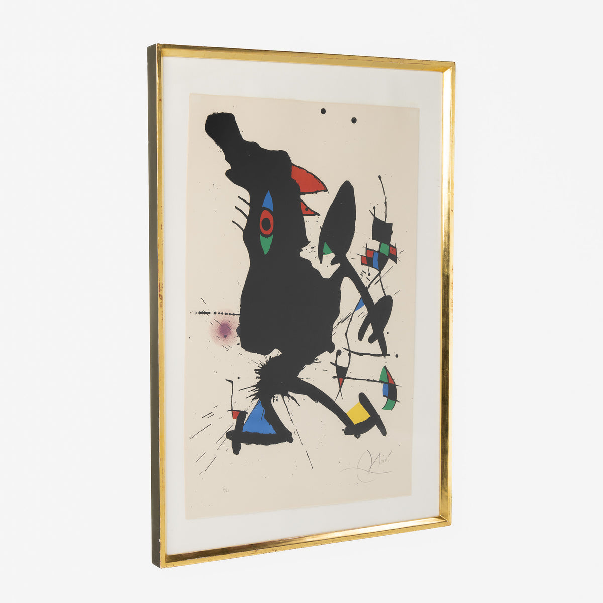 Lithograph in frame