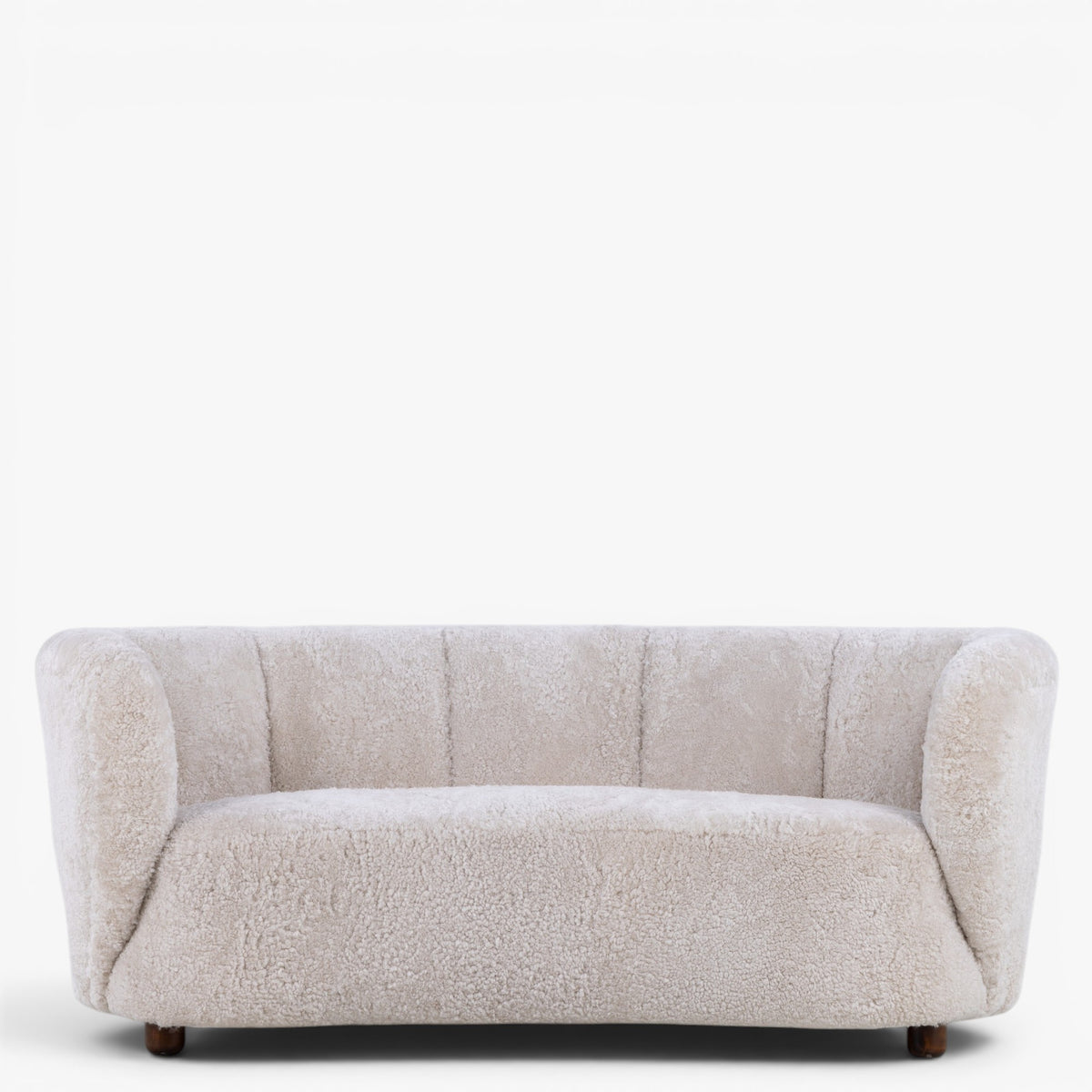 2 seater sofa in lambskin