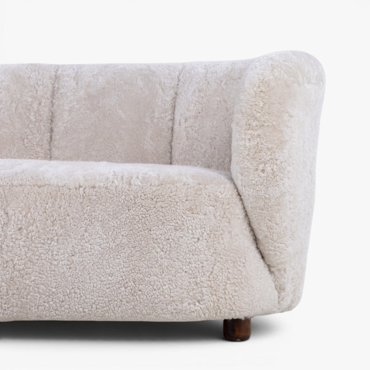 2 seater sofa in lambskin