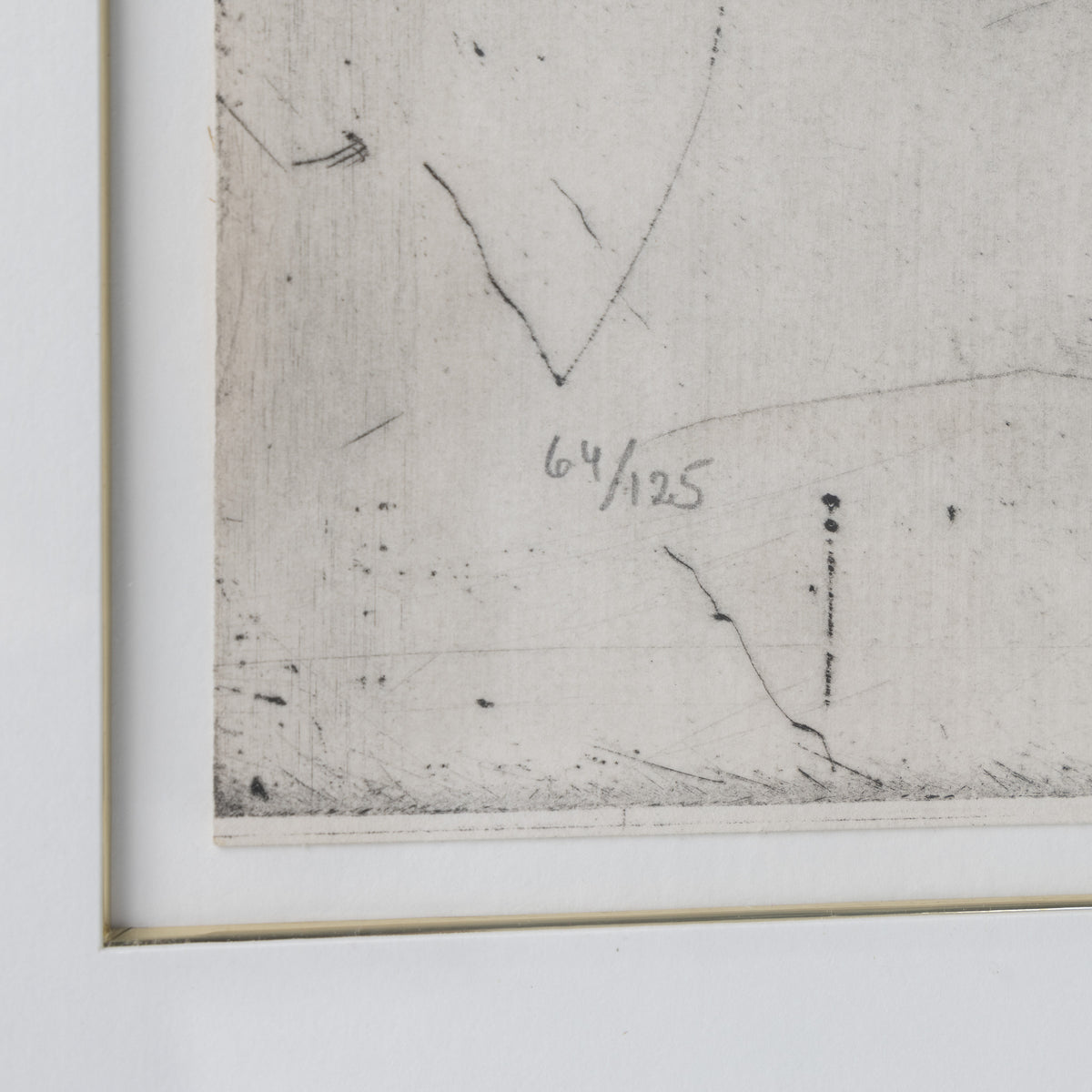 Etching in frame