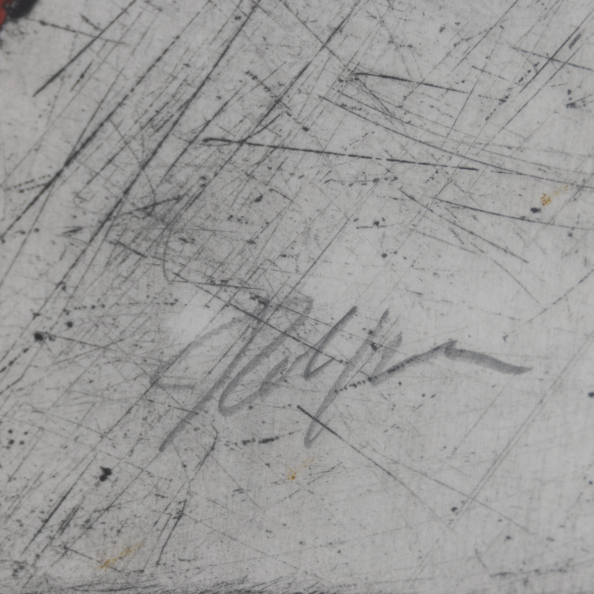 Etching in frame