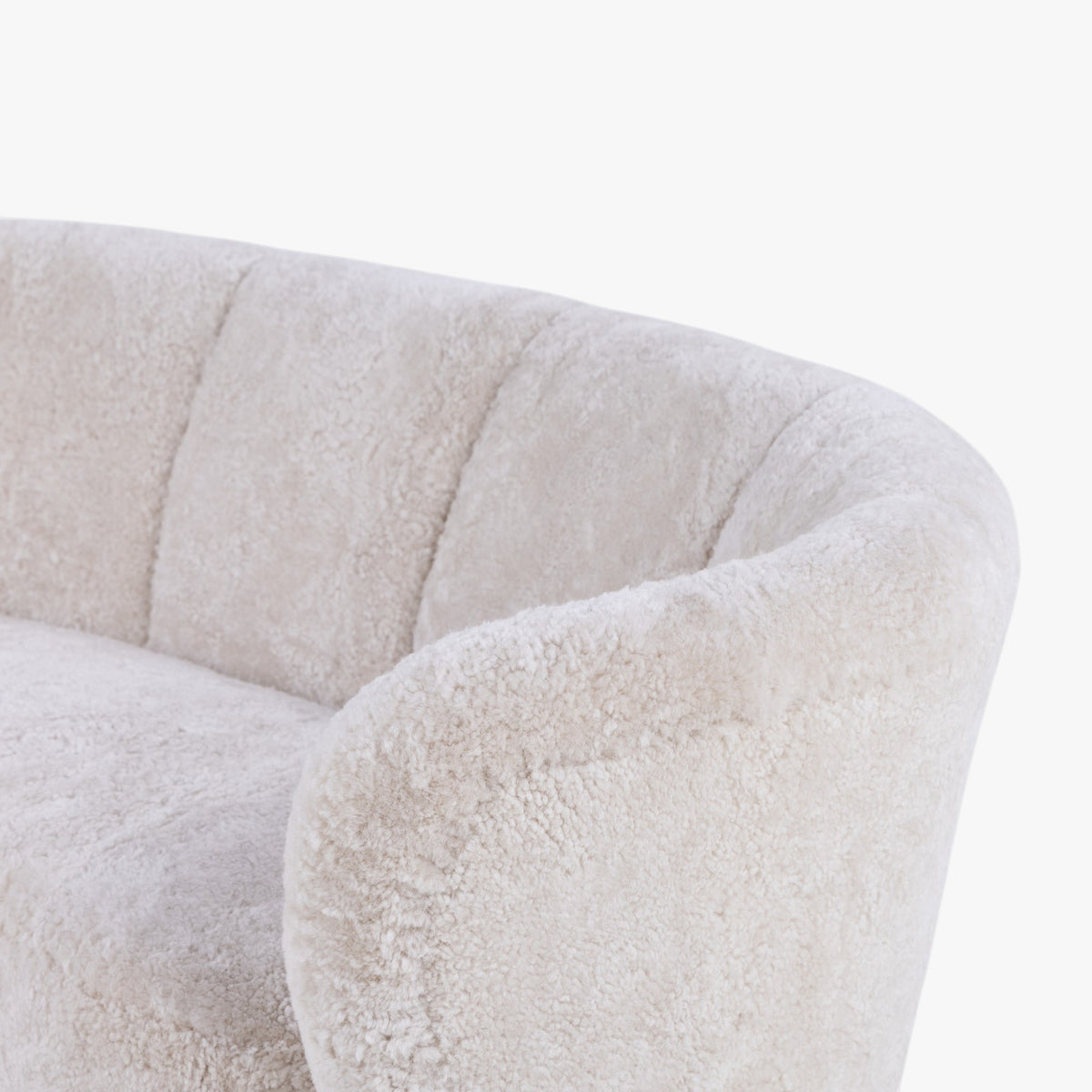 2 seater sofa in lambskin
