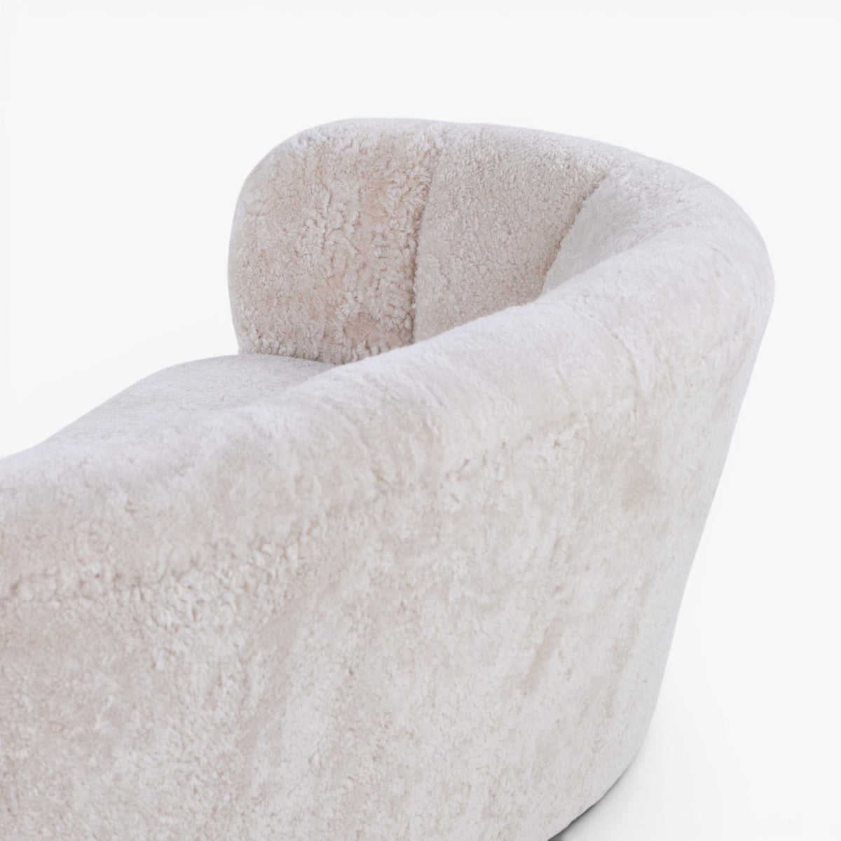 2 seater sofa in lambskin