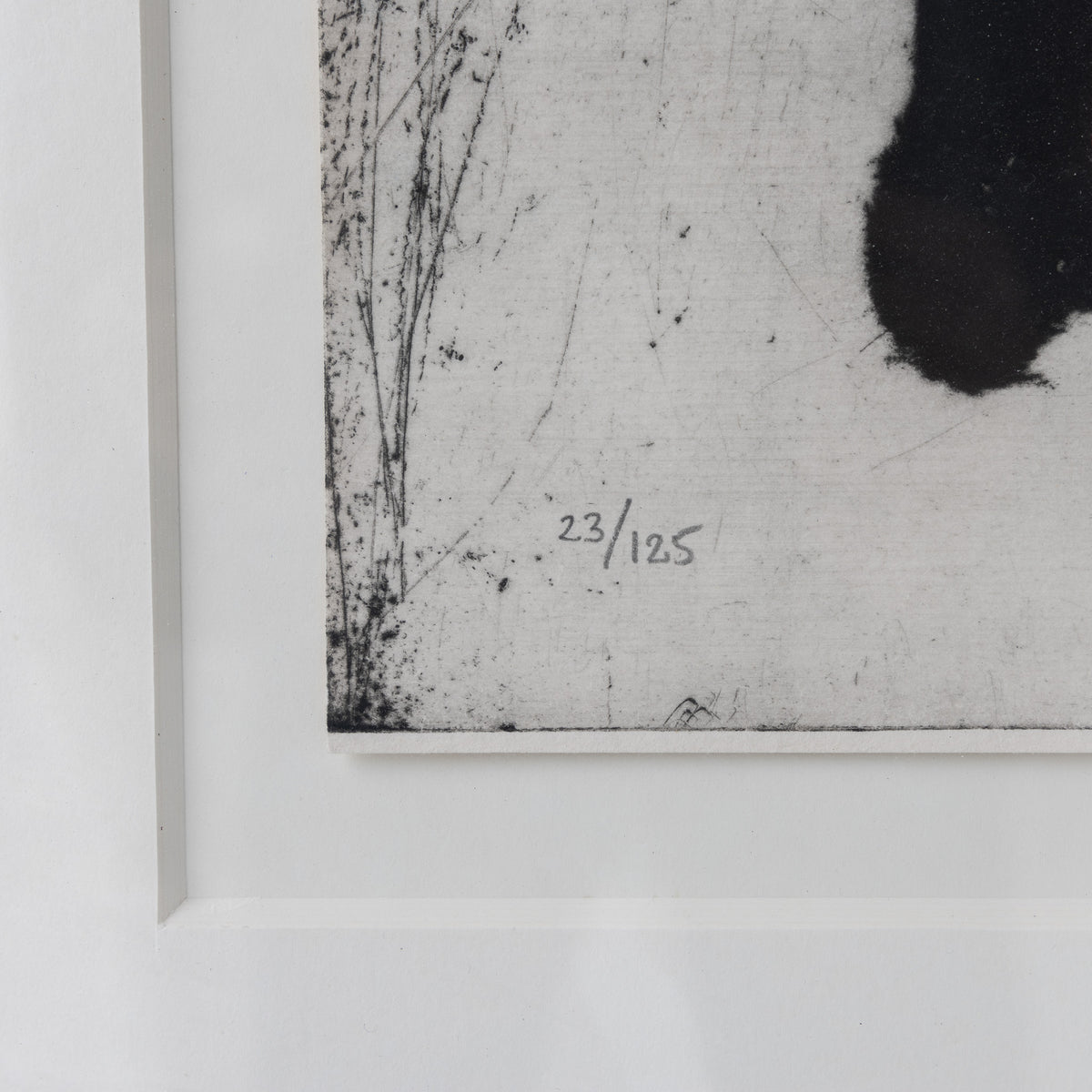 Etching in frame