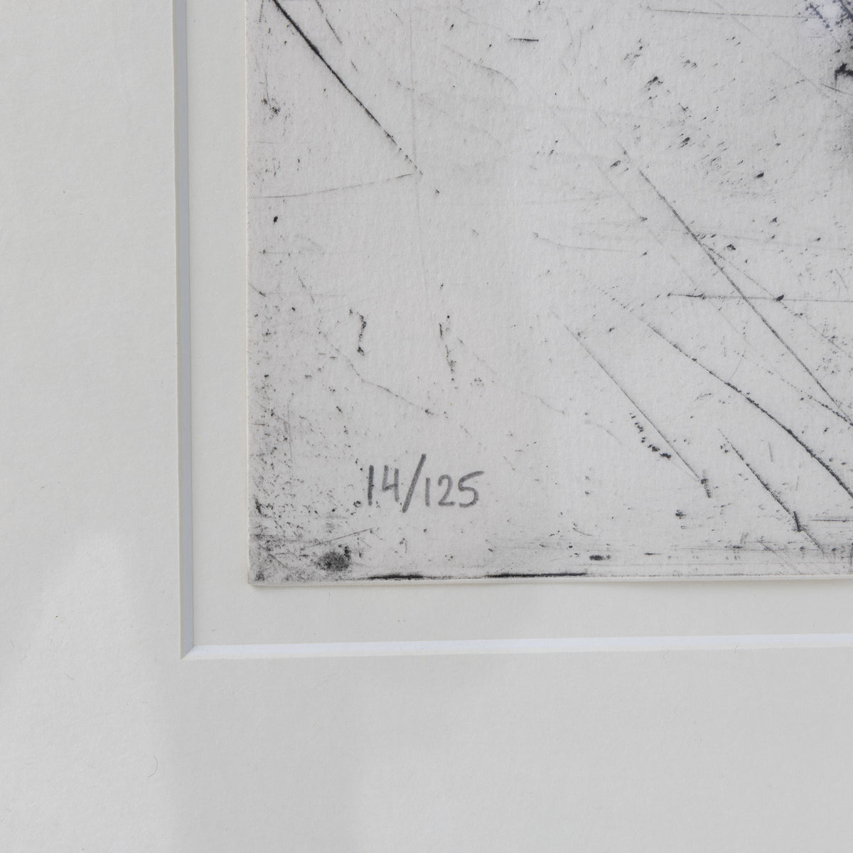 Etching in frame