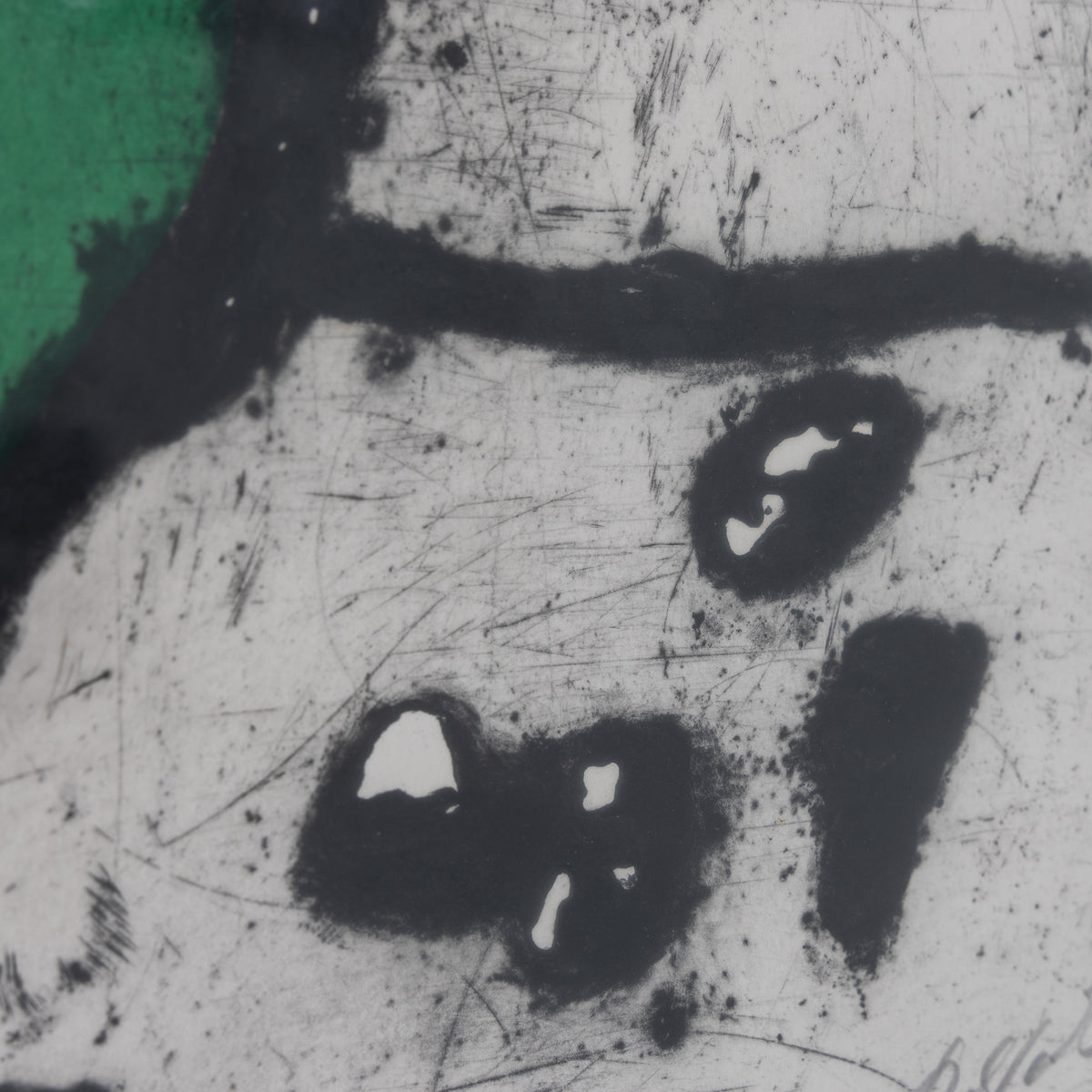 Etching in frame