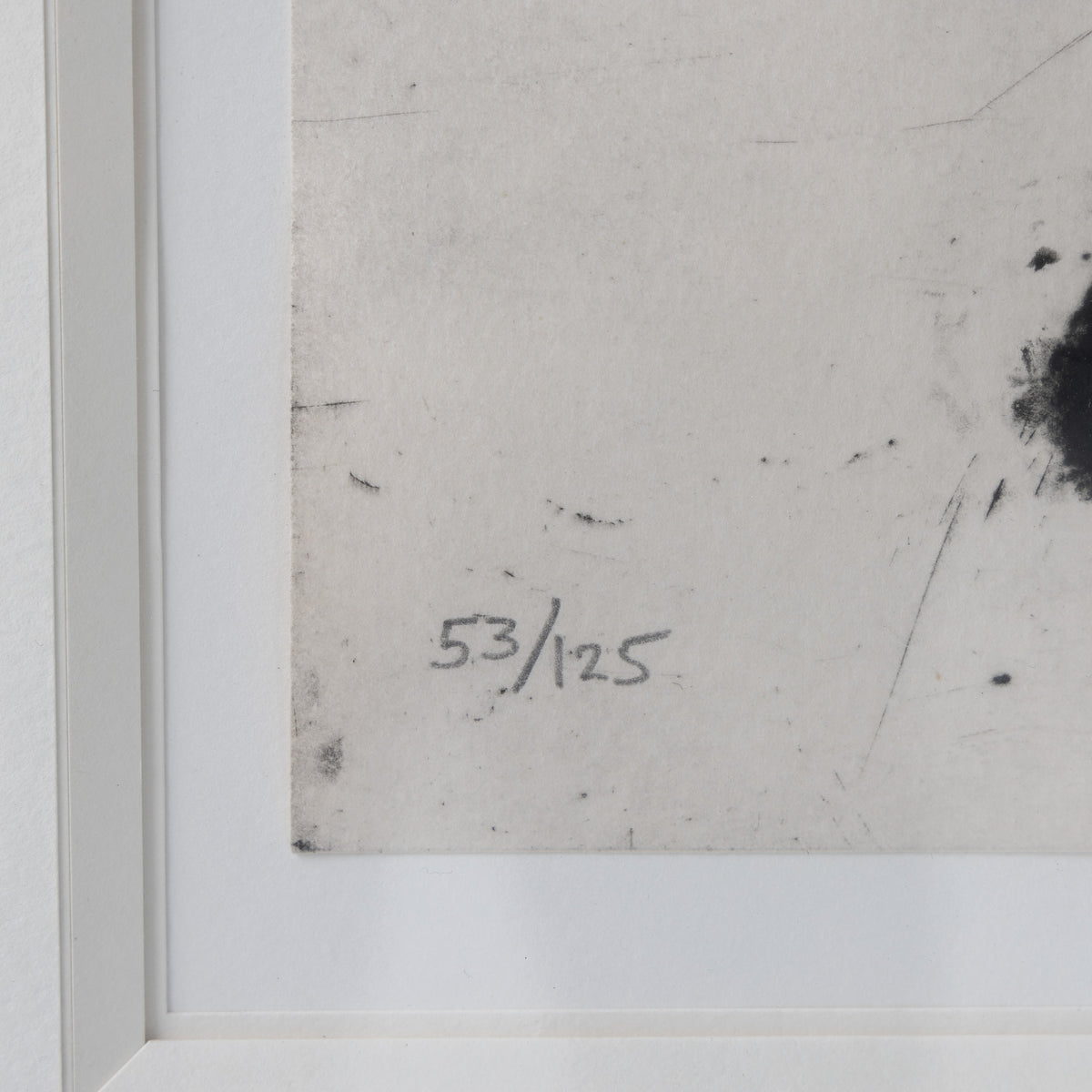 Etching in frame