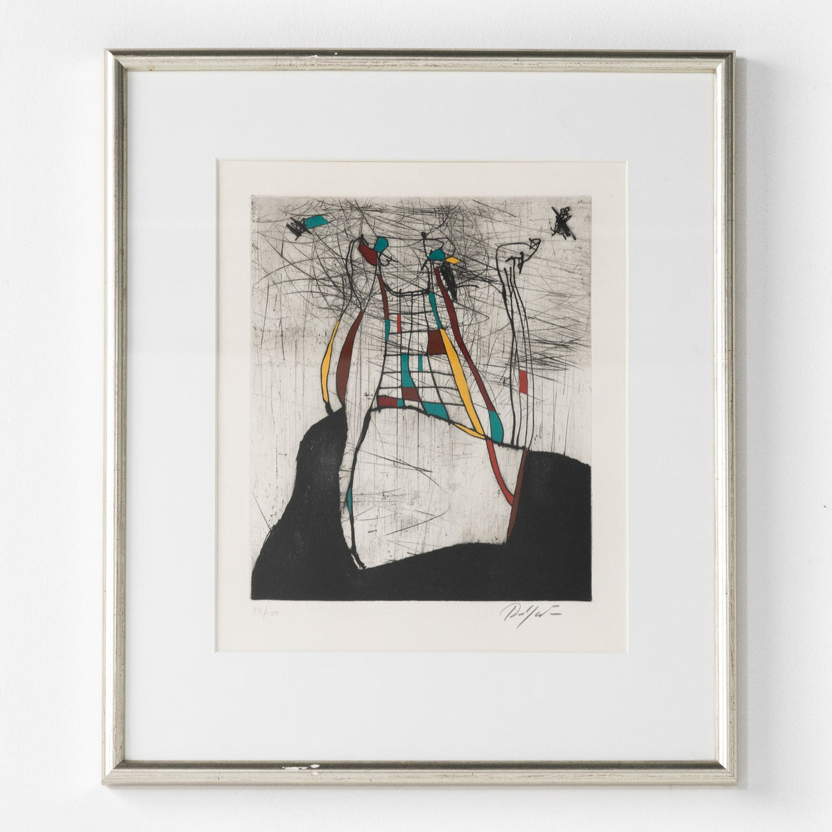 Etching in frame