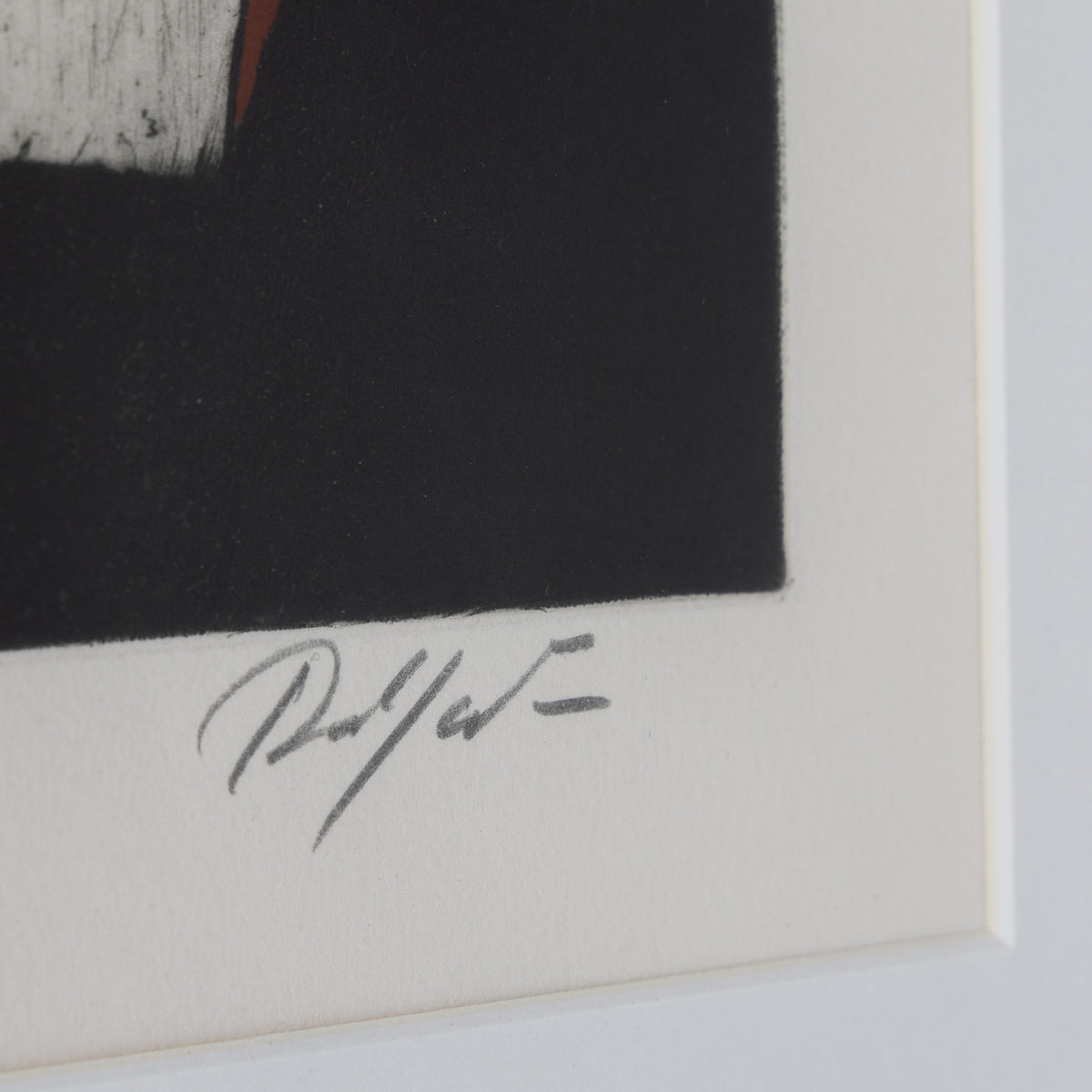 Etching in frame