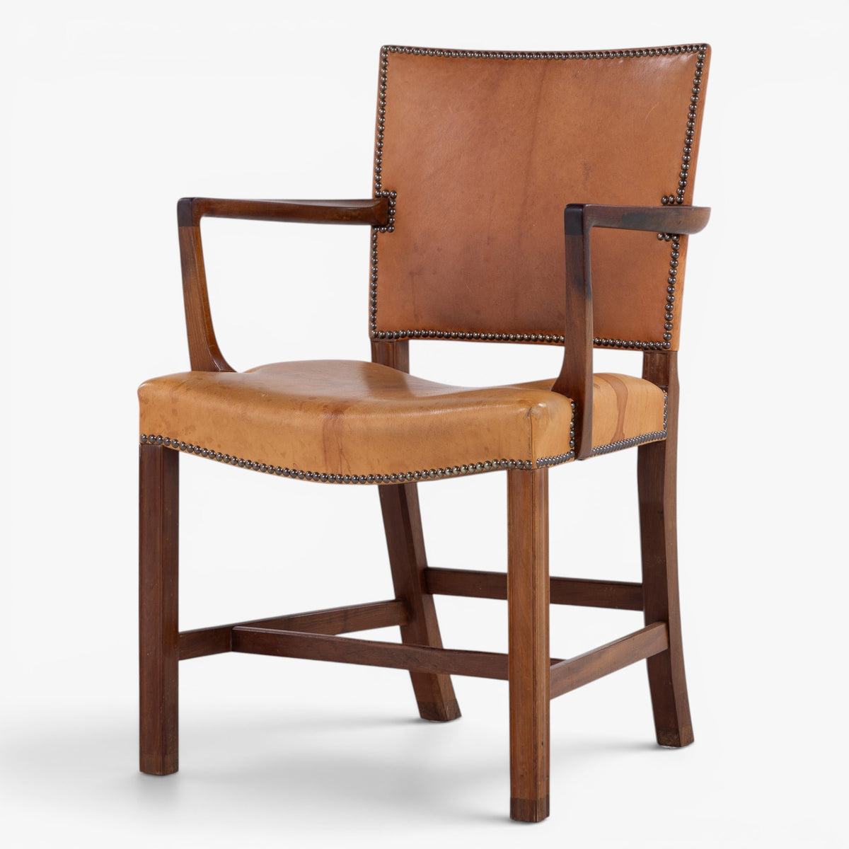 KK 3758A - Armstol i mahogni