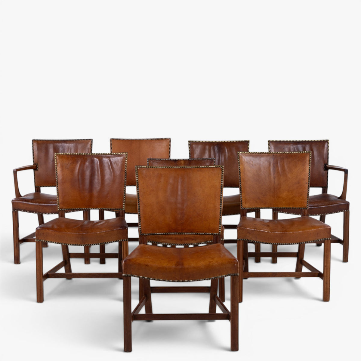KK 3758A - Armstol i mahogni