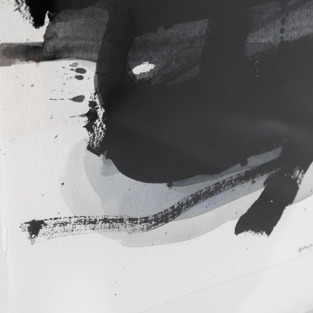 Watercolour in frame