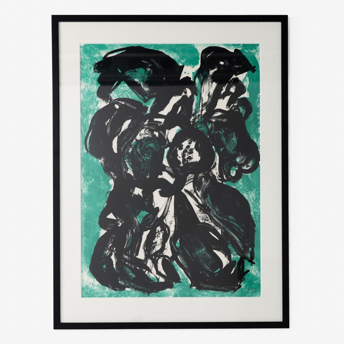 Lithograph in frame