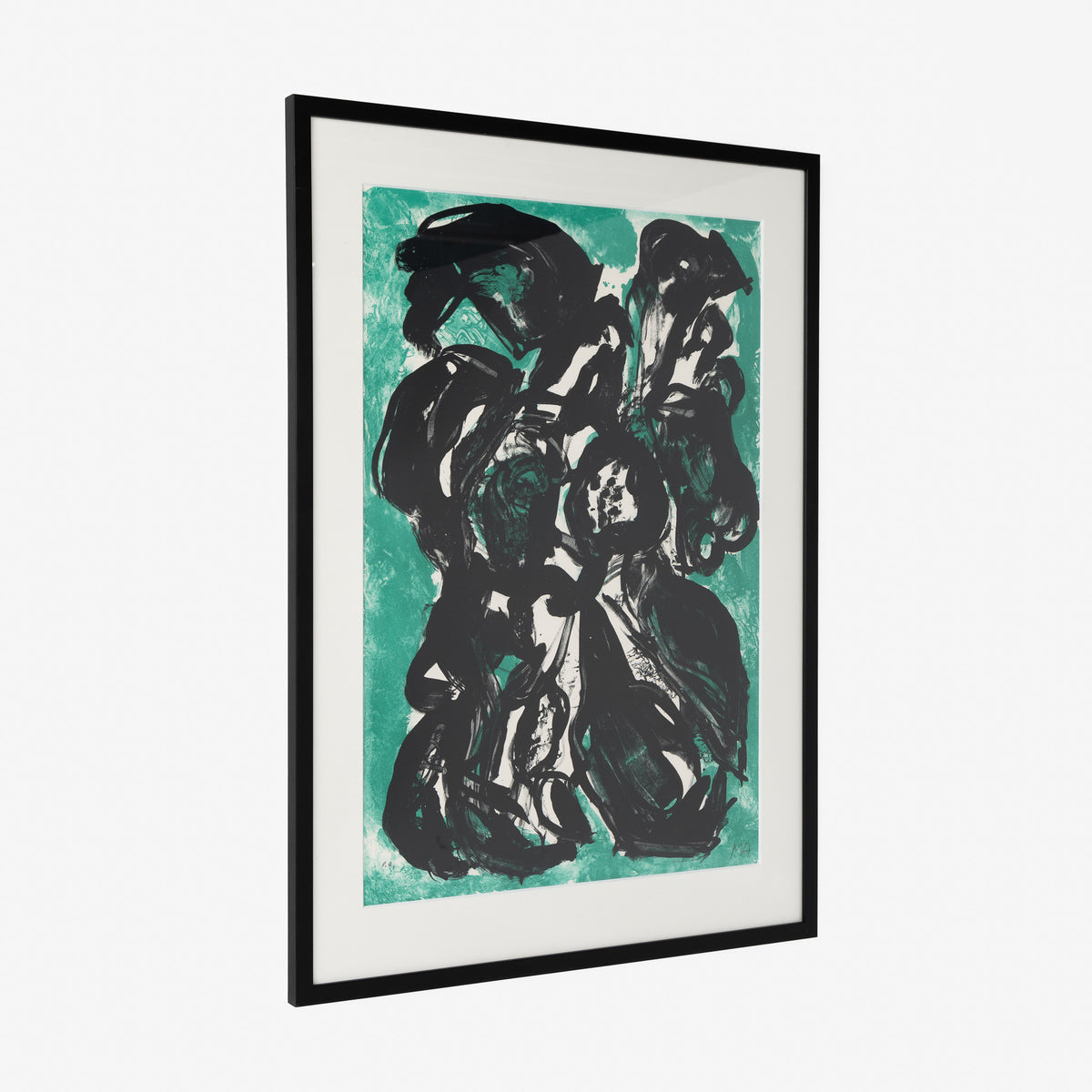 Lithograph in frame