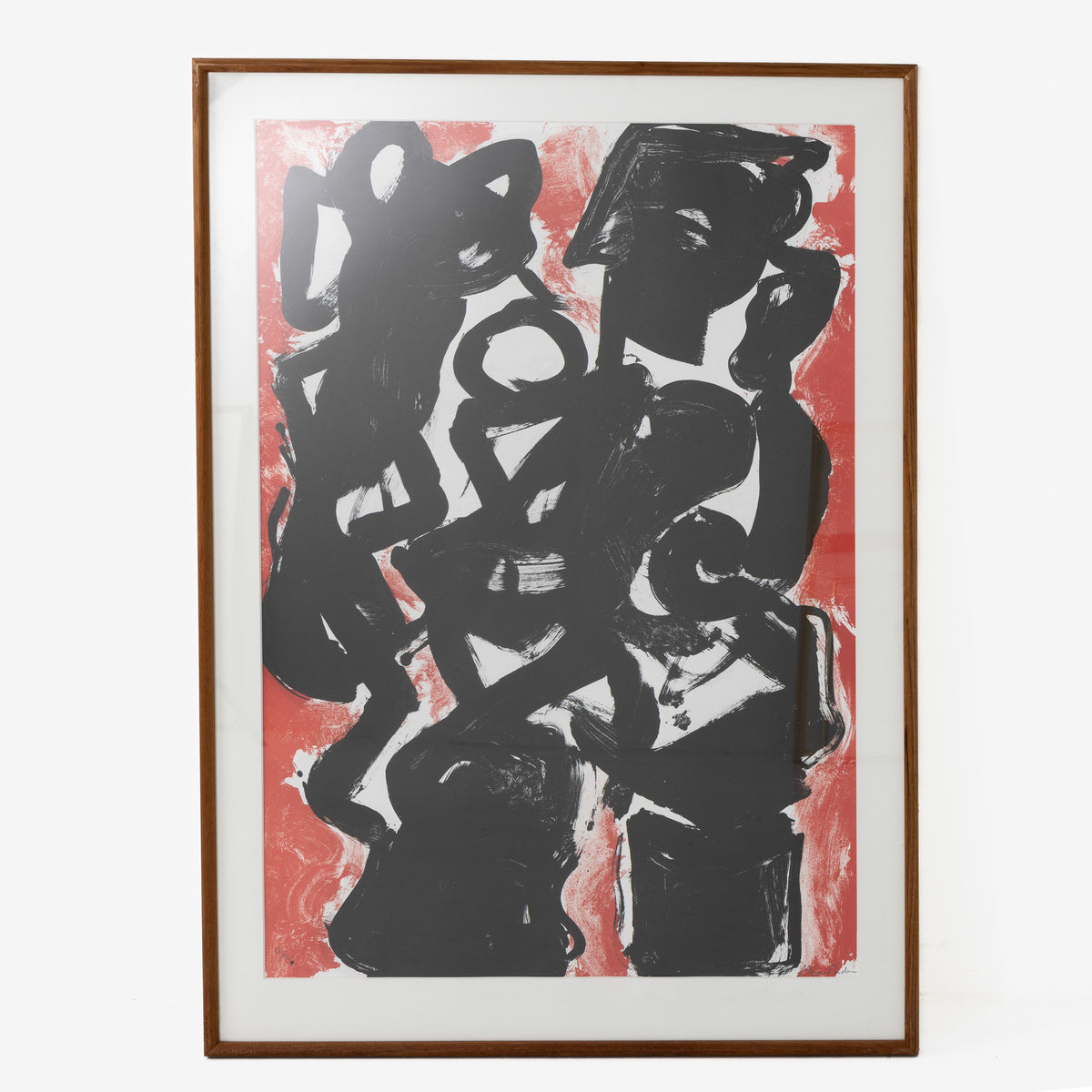 Lithograph in frame