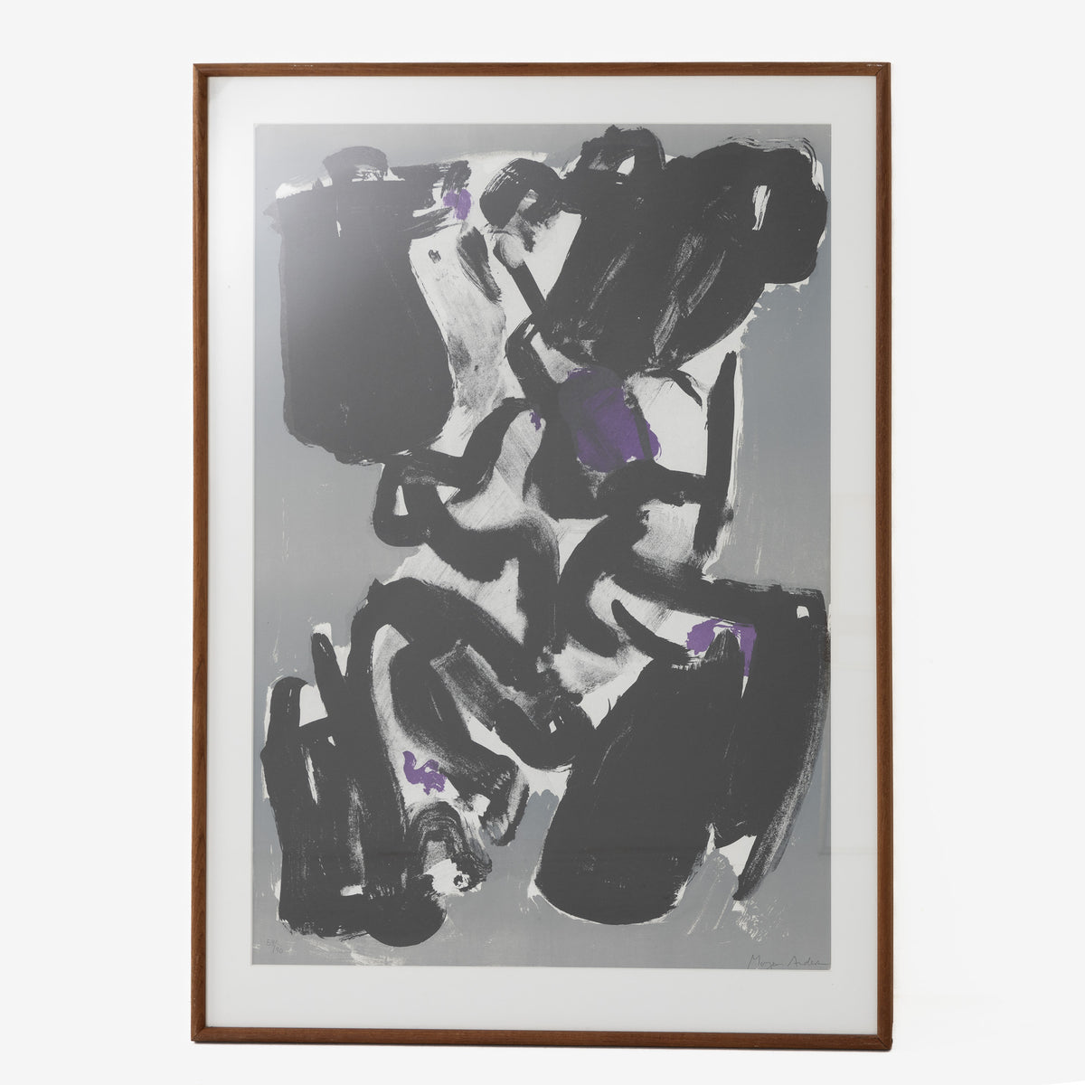 Lithograph in frame
