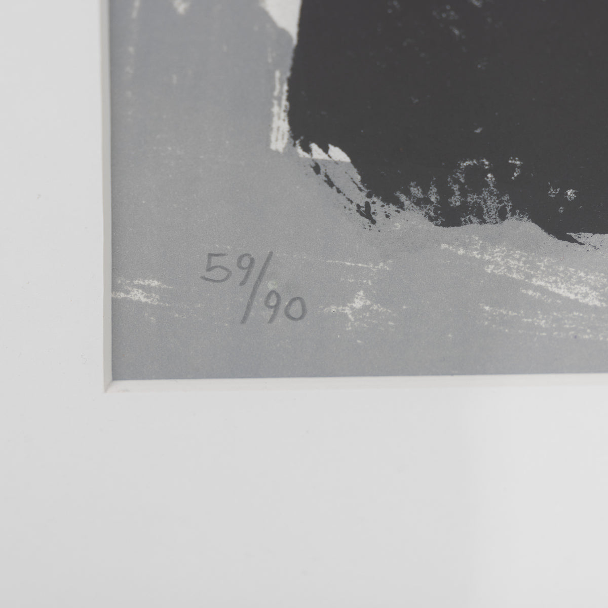 Lithograph in frame