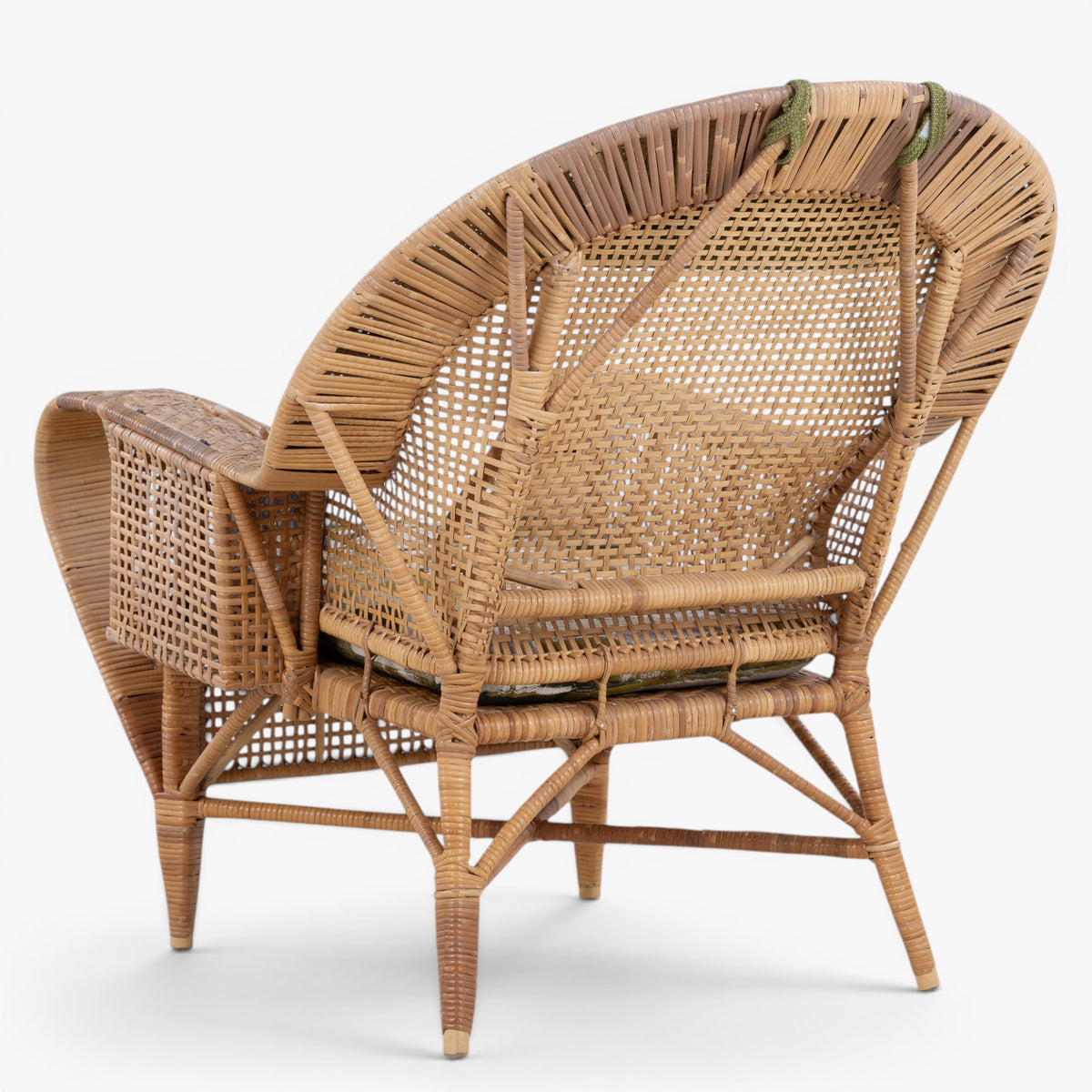 Lænestol i rattan