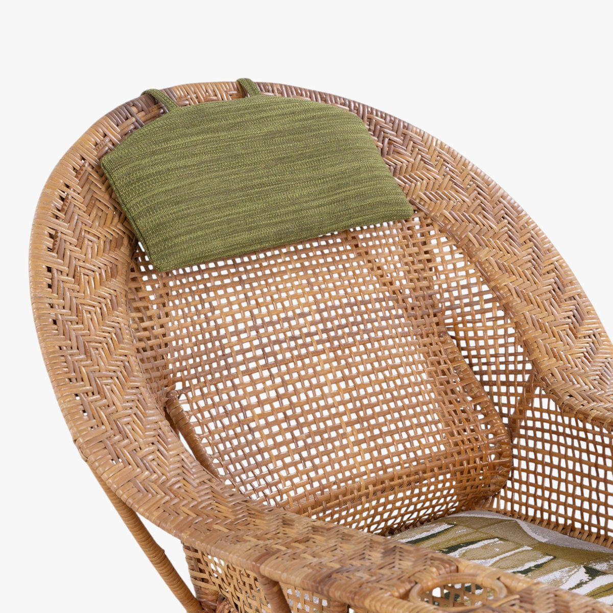 Lænestol i rattan