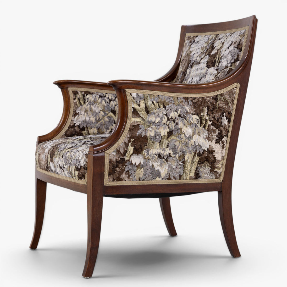 Easy chair in new textile