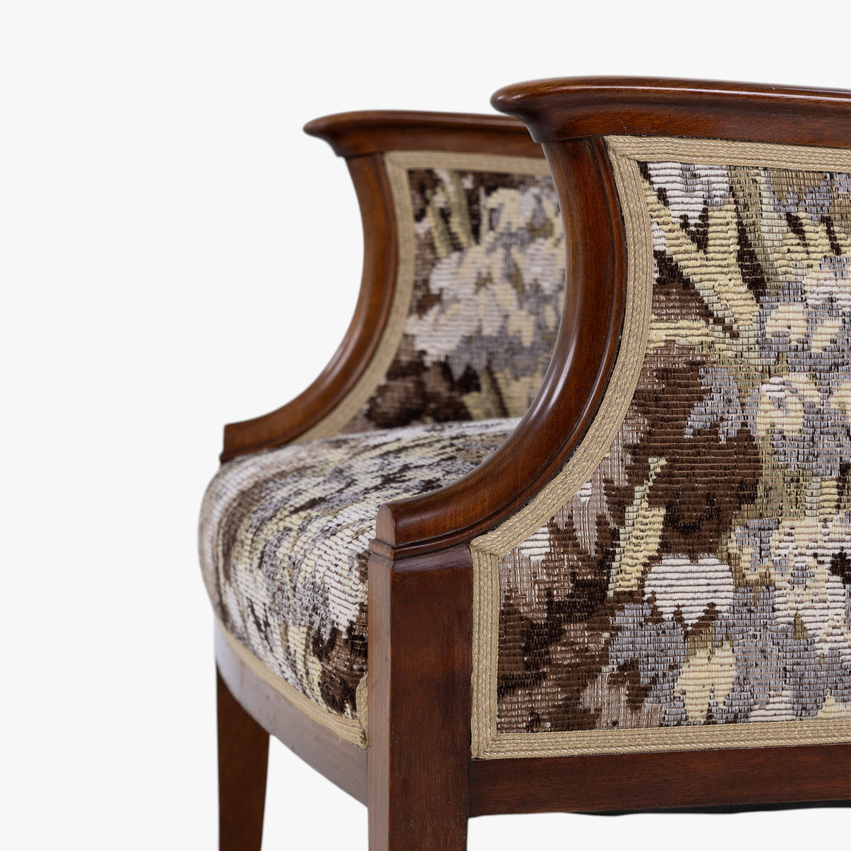 Easy chair in new textile