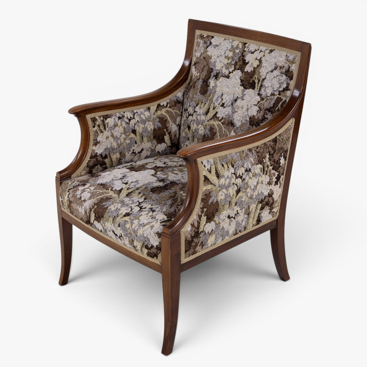 Easy chair in new textile