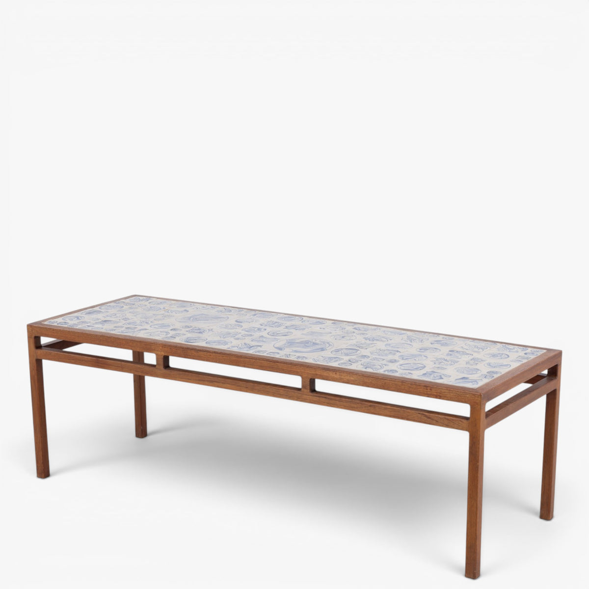 Teak coffee table