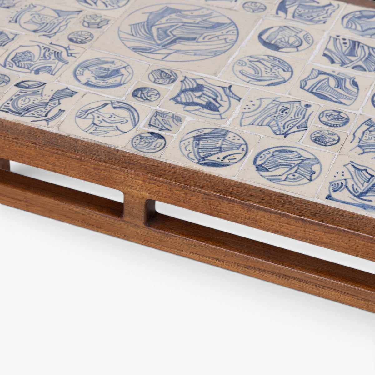 Teak coffee table