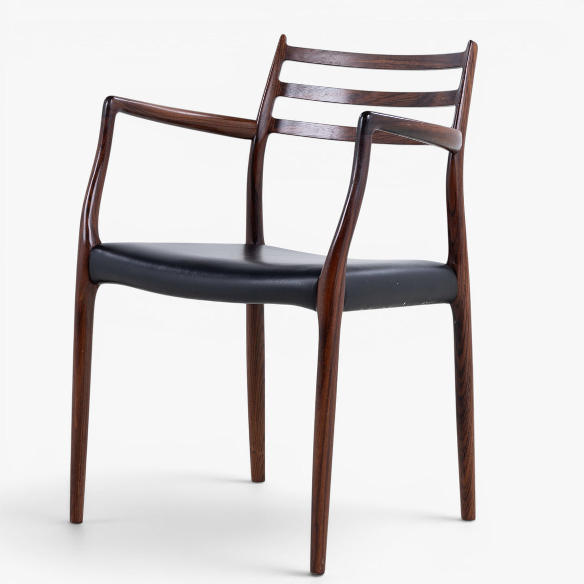 NO 62 - Set of 10 armchairs in Rio rosewood
