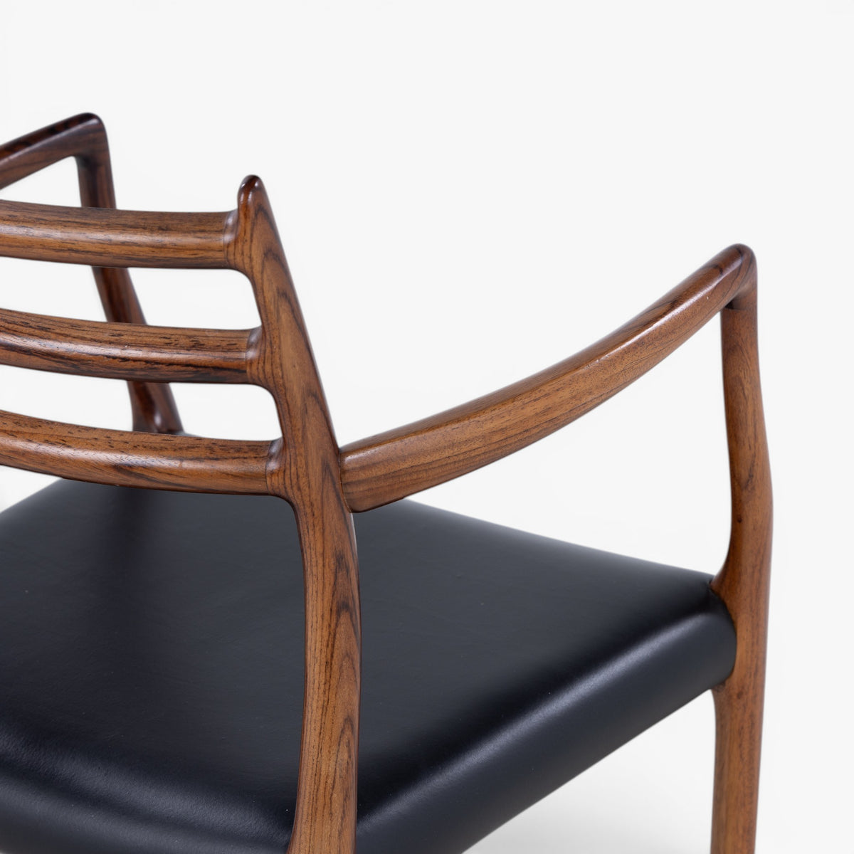 NO 62 - Set of 10 armchairs in Rio rosewood
