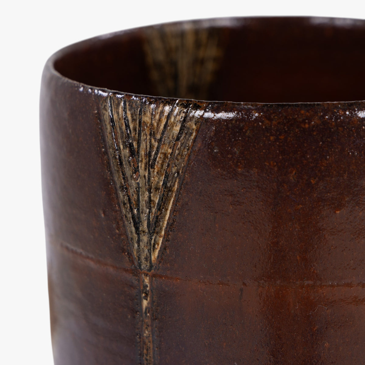 Jar in stoneware