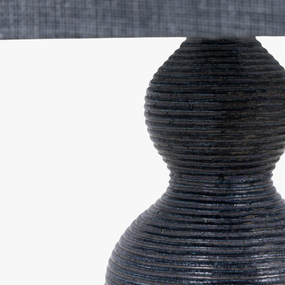 Large table lamp in stoneware