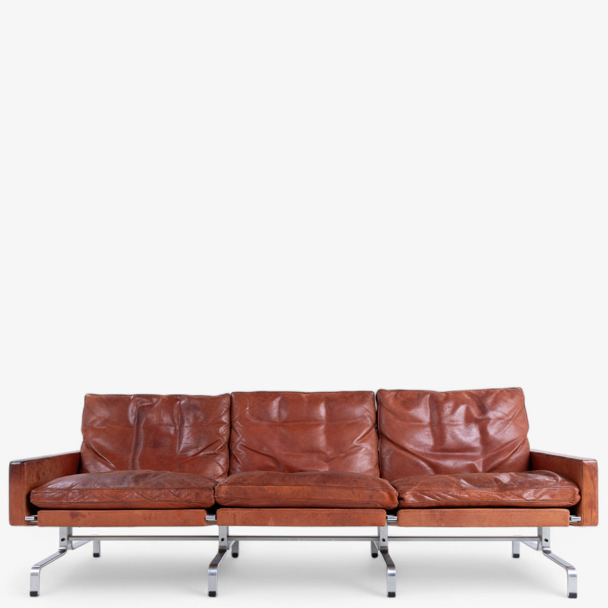 PK 31/3 - 3 pers. sofa i originalt læder